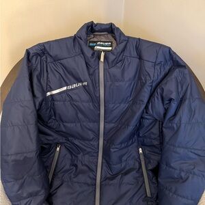 Bauer Youth Navy Bubble jacket Large